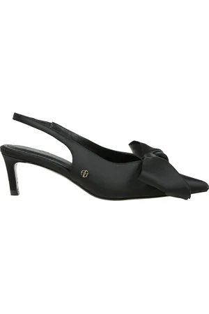 ANINE BING Buty, Kobieta, Czarny, 38 EU, Czółenka na obcasie z ozdobną kokardą