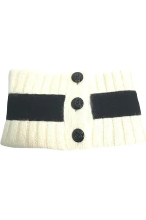 CHANEL Pre-owned, Kobieta, Biały, ONE SIZE, Kaszmir, Pre-owned Cashmere scarves