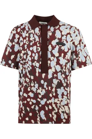 Lanvin Koszulki, Mężczyzna, Wielobarwność, M, Polo Detail Points T-shirt