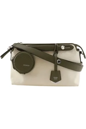 Fendi Pre-owned, Kobieta, Beżowy, ONE SIZE, Skóra, Pre-owned Canvas fendi-bags