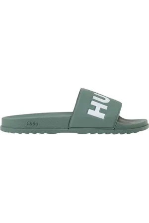 HUGO BOSS Buty, Mężczyzna, Zielony, 43 EU, Mintowe Casualowe Sandały Stylowy Komfort