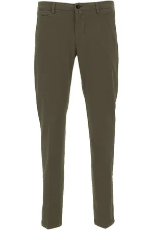 Briglia 1949 Spodnie, Mężczyzna, Zielony, 4XL, Klasyczne Zielone Spodniey Slim Fit