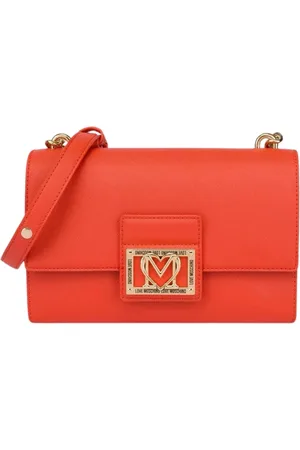 Moschino Torebki, Kobieta, Czerwony, ONE SIZE, Torba Saffiano PU