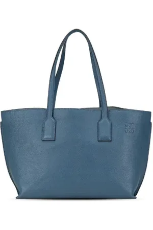 Loewe Pre-owned, Kobieta, Niebieski, ONE SIZE, Skóra, Pre-owned Skórzane torebki