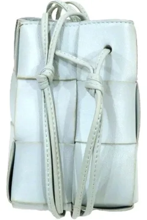Bottega Veneta Pre-owned, Kobieta, Niebieski, ONE SIZE, Skóra, Pre-owned Leather crossbody-bags