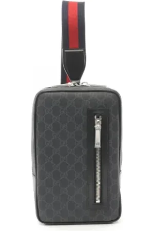 Gucci Pre-owned, Mężczyzna, Czarny, ONE SIZE, Skóra, Pre-owned Leather gucci-bags