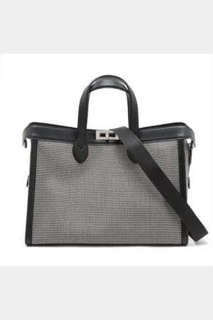 Fendi Pre-owned, Kobieta, Szary, ONE SIZE, Skóra, Pre-owned Canvas fendi-bags