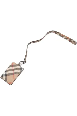 Burberry Pre-owned, Kobieta, Beżowy, ONE SIZE, Pre-owned portfele płócienne