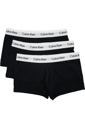 Calvin Klein Bielizna, Mężczyzna, Czarny, L, Bawełna, 3-pak Bokserek Low Rise Trunk Heupboxer