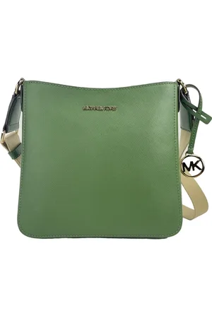 Michael Kors Torebki, Kobieta, Zielony, ONE SIZE, Skóra, Mała listonoszka Jet Set Travel