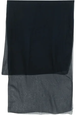 Max Mara Akcesoria, Kobieta, Niebieski, ONE SIZE, Półprzezroczysty Fotel w Kształcie Prostokąta