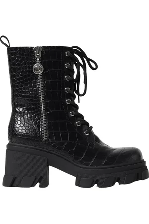 VERSACE Buty, Kobieta, Czarny, 40 EU, Chunky Platform Buty na koturnie
