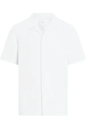 Calvin Klein Koszule, Mężczyzna, Biały, L, Bawełna, Biała lniana koszula bawełniana