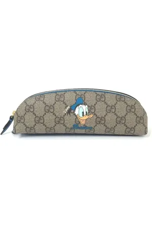 Gucci Pre-owned, Kobieta, Beżowy, ONE SIZE, Bawełna, Pre-owned Cotton gucci-bags