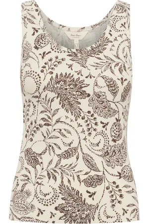 Part Two Koszulki, Kobieta, brązowy, 2XL, Bluzka Paisley Print