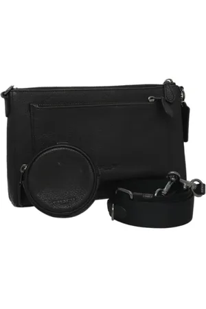 Coach Pre-owned, Kobieta, Czarny, ONE SIZE, Skóra, Pre-owned skórzane torby na ramię