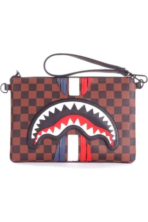 Sprayground Torebki, Kobieta, brązowy, ONE SIZE, Przezroczysta Przednia Torba z Logo