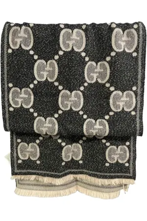 Gucci Pre-owned, Kobieta, Wielobarwność, ONE SIZE, Wełna, Pre-owned Wool scarves