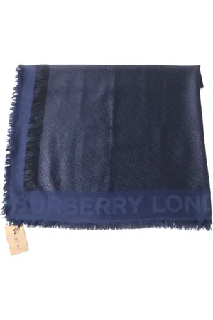 Burberry Pre-owned, Kobieta, Czarny, ONE SIZE, Pre-owned Silk scarves