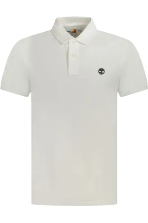 Timberland Koszulki, Mężczyzna, Biały, M, Biały Bawełniany Męski Polo Shirt