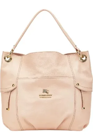 Burberry Pre-owned, Kobieta, Różowy, ONE SIZE, Skóra, Pre-owned skórzane torby na ramię
