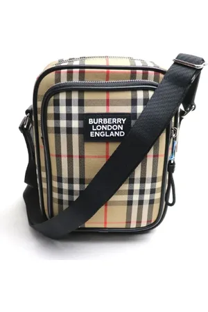 Burberry Pre-owned, Kobieta, Wielobarwność, ONE SIZE, Bawełna, Pre-owned Cotton crossbody-bags
