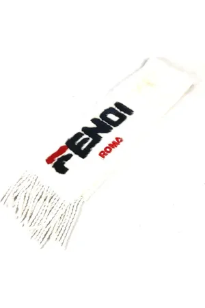 Fendi Pre-owned, Kobieta, Biały, ONE SIZE, Pre-owned Fur scarves