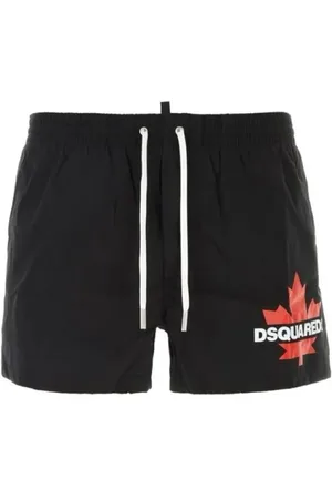Dsquared2 Stroje kąpielowe, Mężczyzna, Czarny, S, Midi Bokserki