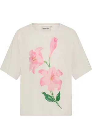 Fabienne Chapot Koszulki, Kobieta, Beżowy, M, Fay T-shirt
