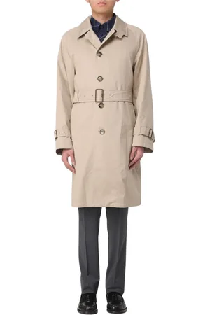 Burberry Płaszcze, Mężczyzna, Beżowy, M, Klasyczny Styl Trench Coat