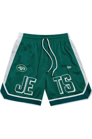 New Era Szorty, Mężczyzna, Zielony, M, Sportowe Zielone Szorty Jets Styl
