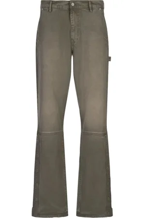 Purple Brand Jeansy, Mężczyzna, Zielony, W31, Zielona Stylowa Koszula Bawełniana