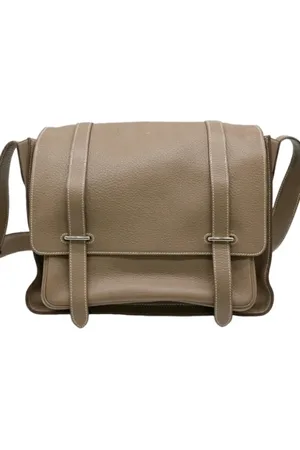 Hermès Pre-owned, Kobieta, brązowy, ONE SIZE, Skóra, Pre-owned skórzane torby na ramię