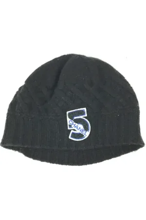 CHANEL Pre-owned, Kobieta, Czarny, ONE SIZE, Kaszmir, Pre-owned Cashmere hats