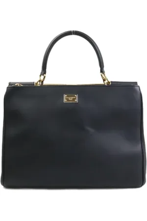 Dolce & Gabbana Pre-owned, Kobieta, Czarny, ONE SIZE, Skóra, Pre-owned Skórzane torebki