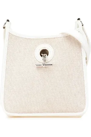 Hermès Pre-owned, Kobieta, Biały, ONE SIZE, Skóra, Pre-owned skórzane torby na ramię