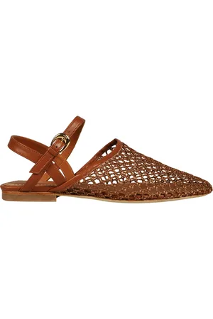 Staud Buty, Kobieta, brązowy, 41 EU, Jasnobrązowy sandał z dziurkami