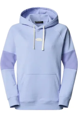 The North Face Bluzy, Kobieta, Fioletowy, M, Bawełna, Liliowy kaptur Terry Relaxed styl