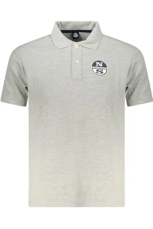 North Sails Koszulki, Mężczyzna, Szary, 2XL, Klasyczny Polo z Bawełny