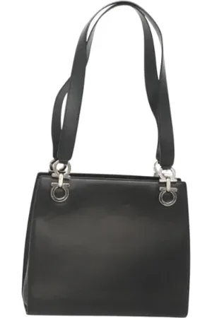 Salvatore Ferragamo Pre-owned, Kobieta, Czarny, ONE SIZE, Skóra, Pre-owned Skórzane torebki