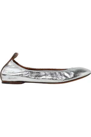 Lanvin Buty, Kobieta, Szary, 37 EU, Srebrne Metaliczne Baletki