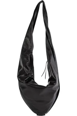 LEMAIRE Torebki, Kobieta, Czarny, ONE SIZE, Czekoladowo-czarna torba na ramię