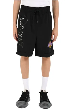 Purple Brand Szorty, Mężczyzna, Czarny, M, Krótkie spodenki LA Lakers