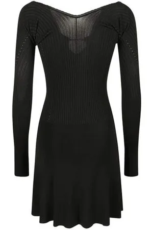 Jacquemus Sukienki, Kobieta, Czarny, M, Mini Sukienka Pralu