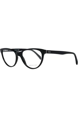 Emilio Pucci Akcesoria, Kobieta, Czarny, ONE SIZE, Czarne Okulary Optyczne Damskie z zawiasem sprężynowym