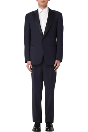 Giorgio Armani Garnitury, Mężczyzna, Niebieski, M, Granatowy Formalny Smoking