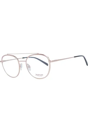 ANA HICKMANN Akcesoria, Kobieta, Różowy, ONE SIZE, Okulary Optyczne Aviator w Kolorze Różowego Złota