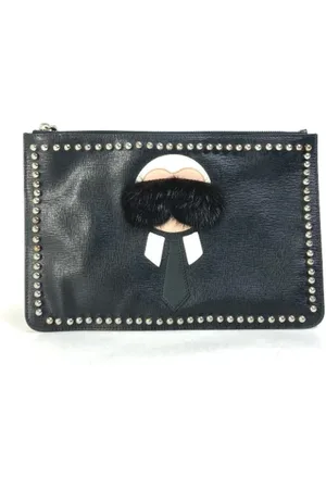 Fendi Pre-owned, Kobieta, Czarny, ONE SIZE, Skóra, Pre-owned Leather fendi-bags