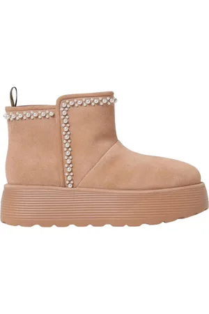 Stuart Weitzman Buty, Kobieta, Beżowy, 36 EU, Zamsz, Perłowe Platformy