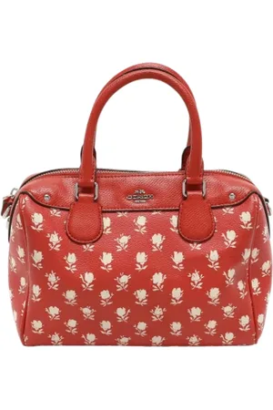 Coach Pre-owned, Kobieta, Czerwony, ONE SIZE, Pre-owned Skórzane torebki